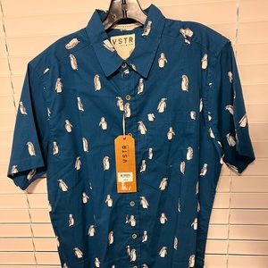 Men’s Blue Penguin Shirt